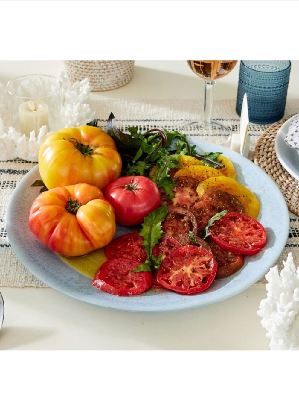 Pottery Barn Larkin Outdoor Melamine Serving Platter